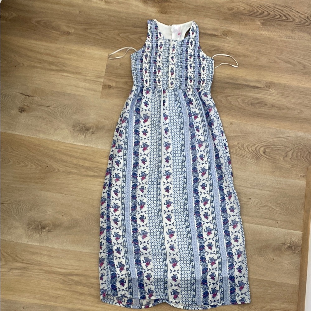 Floral Sleeveless Maxi Dress